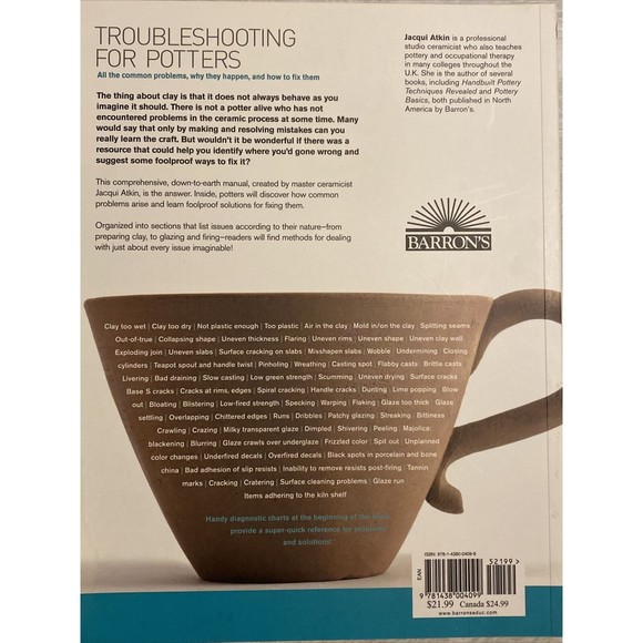 Troubleshooting for Potters All the Common Problems Why How Fix Jacqui Atkin - Picture 4 of 7